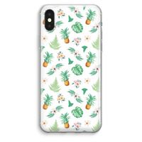 Ananas bladeren: iPhone XS Max Transparant Hoesje