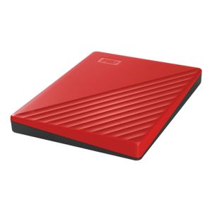 WD My Passport 2 TB Externe harde schijf (2,5 inch) USB 3.2 Gen 1 (USB 3.0) Rood WDBYVG0020BRD-WESN