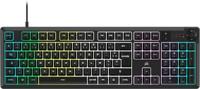 CORSAIR K55 CORE RGB Bedrade Membraan Gaming Toetsenbord - Responsieve Schakelaars - Spatwaterdicht - Ten-Zone RGB - Multimedia Toetsen - iCUE Compatibel - AZERTY FR - PC, Mac - Zwart