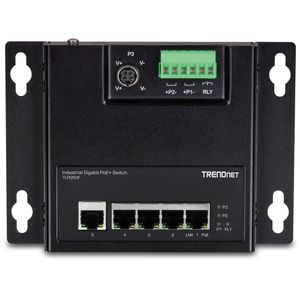 Trendnet TI-PG50F netwerk-switch Unmanaged Power over Ethernet (PoE) Zwart