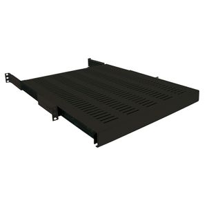 LogiLink SF1S15B 19 inch Apparaatbodem voor patchkast 1 HE Uittrekbaar Geschikt voor kastdiepte: 1200 mm Zwart