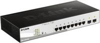 D-Link Dgs-1210-10P 10-Poort Gigabit Smart Managed Switch Inclusief 2X Sfp Poort, 65W Poe Budget