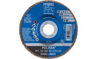 PFERD 67708125 PFC 125 A 80 SG STEELOX Lamellenschijf Diameter 125 mm Boordiameter 22.23 mm RVS, Staal 10 stuk(s) - thumbnail