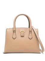 Michael Kors sac cabas en cuir à plaque logo - Tons neutres - thumbnail