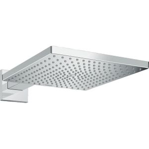 Hansgrohe Raindance E Square hoofddouche E300 1jet met douchearm 39cm 30x30cm chroom 26238000