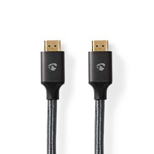 Nedis CVTB35000GY30 HDMI kabel 3 m HDMI Type A (Standaard) Grijs