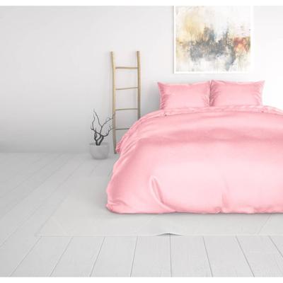 Dekbedovertrek Glans Satijn - Musthave voor Huid & Haar - Reguleert Talgproductie - Roze