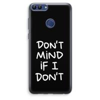 Don't Mind: Huawei P Smart (2018) Transparant Hoesje