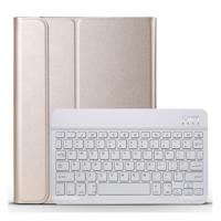 Shop4 - iPad Pro 11 (2020) Toetsenbord Hoes - Bluetooth Keyboard Cover Goud