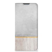 Motorola Moto E32 | Moto E32s Book Wallet Case Wood Concrete