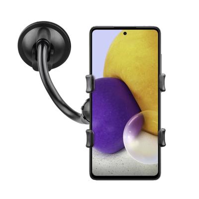 Shop4 - Samsung Galaxy A72 Autohouder Klem Zwart