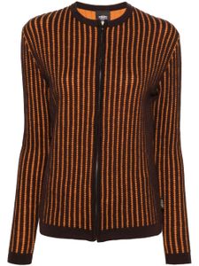 Versace Pre-Owned cardigan à broderies (années 2000) - Marron