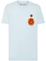 Philipp Plein Smile cotton T-shirt - Bleu