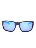 Maui Jim lunettes de soleil carrées Amberjack - Bleu - thumbnail