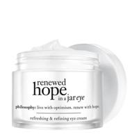 philosophy renewed hope in a jar refreshing & refining oogcrème - 15 ml