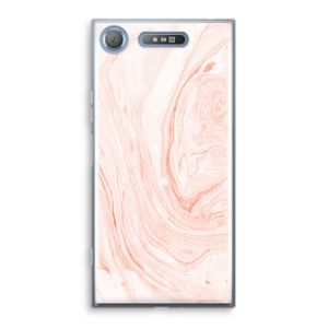 Peach bath: Sony Xperia XZ1 Transparant Hoesje