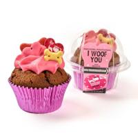 HOND TREATS. I Woofin You.. Woofin. Hond Presenteert Of Hond Training Traktaties. Roze Doggy Cupcake Door The Barking Bakery.