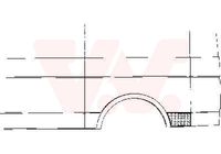 Zijwand VAN WEZEL, Inbouwplaats: Rechts achter, u.a. fÃ¼r VW - thumbnail