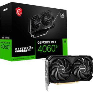 GeForce RTX 4060 Ti VENTUS 2X BLACK 8G OC Grafische kaart