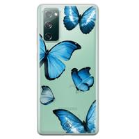 Samsung Galaxy S20 FE transparant hoesje - Vlinders
