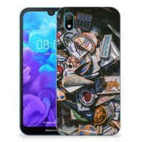 Huawei Y5 (2019) Siliconen Hoesje met foto Badges