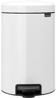 Brabantia NewIcon Prullenbak 12L - Kunststof Binnenemmer - White