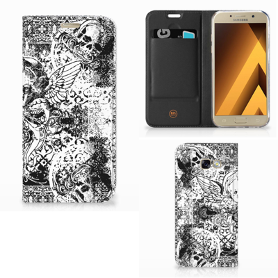 Mobiel BookCase Samsung Galaxy A5 2017 Skulls Angel Mobiel BookCase Samsung Galaxy A5 2017 Skulls Angel