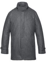 Norwegian Wool manteau à garnissage en duvet - Gris