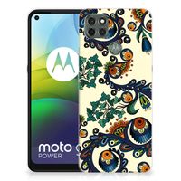 Siliconen Hoesje Motorola Moto G9 Power Barok Flower - thumbnail