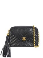 CHANEL Pre-Owned sac porté épaule V Stitch Bijou (1992) - Noir