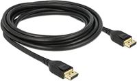 Delock 85661 Kabel DisplayPort 1.4 8K 60Hz, DP 8K gecertificeerd (Ultra HD 2), 4K @ 240hz, DP-kabel voor gaming monitor, gaming grafische kaart 3 m
