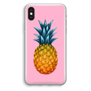 Grote ananas: iPhone XS Transparant Hoesje