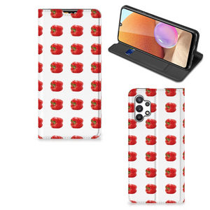 Samsung Galaxy A32 4G | A32 5G Enterprise Editie Flip Style Cover Paprika Red