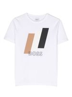 BOSS Kidswear t-shirt à logo imprimé - Blanc