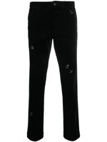 Polo Ralph Lauren pantalon droit à broderies - Noir