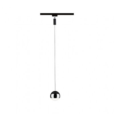 Paulmann Pendel Capsule 230V-railsysteem lamp URail LED vast ingebouwd 6 W LED Zwart (mat), Chroom