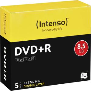 Intenso 4311245 DVD+R DL disc 8.5 GB 5 stuk(s) Jewelcase