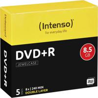 Intenso 4311245 DVD+R DL disc 8.5 GB 5 stuk(s) Jewelcase - thumbnail