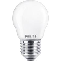 Philips Lighting 76347300 LED-lamp Energielabel F (A - G) E27 Kogel 4.3 W = 40 W Warmwit (Ø x l) 4.5 cm x 8 cm 1 stuk(s) - thumbnail