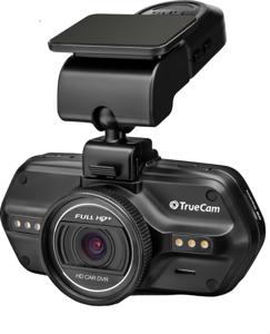 TrueCam A7s Dashcam met GPS Kijkhoek horizontaal (max.): 130 ° 12 V, 24 V Display, Microfoon, Accu