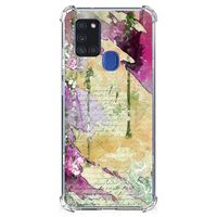 Back Cover Samsung Galaxy A21s Letter Painting - thumbnail