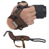 SPIDER HOLSTER SpiderPro Camera Handriem v2 met klikmontage en optionele polsband - Compatibel met DSLR en spiegelloos, Kodiak - Gelooid leer, 0