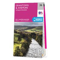 Wandelkaart - Topografische kaart 036 Landranger Grantown & Aviemore,