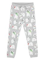 Stella McCartney Kids pantalon en coton à imprimé ourson - Gris - thumbnail