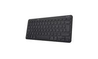 Trust Lyra Spaans Bluetooth-toetsenbord, QWERTY-toetsenbord, 85% gerecycled kunststof, multiapparaat, draadloos, compact, oplaadbaar, voor Windows, Mac, PC, laptop, tablet, iPad, Android, iOS, zwart