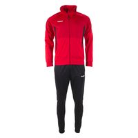 hummel Authentic Full-Zip Trainingspak Rood Zwart - thumbnail