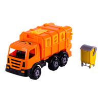 Cavallino Toys Cavallino XL Vuilniswagen Oranje, 42cm - thumbnail