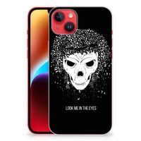 Silicone Back Case iPhone 14 Plus Skull Hair