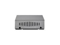 LevelOne FSW-0513 netwerk-switch Fast Ethernet (10/100) Power over Ethernet (PoE) Zwart, Grijs - thumbnail