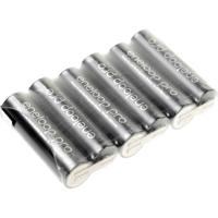 Panasonic eneloop Pro Reihe F1x6 Accupack Aantal cellen: 6 Batterijgrootte: AA (penlite) Z-soldeerlip NiMH 7.2 V 2450 mAh - thumbnail